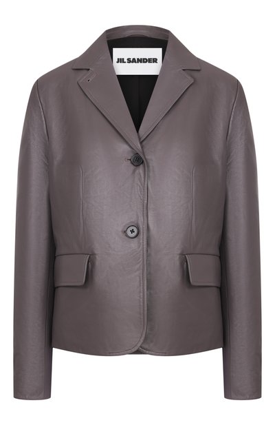 Женская кожаный жакет JIL SANDER, арт. J02BN0241/J07229