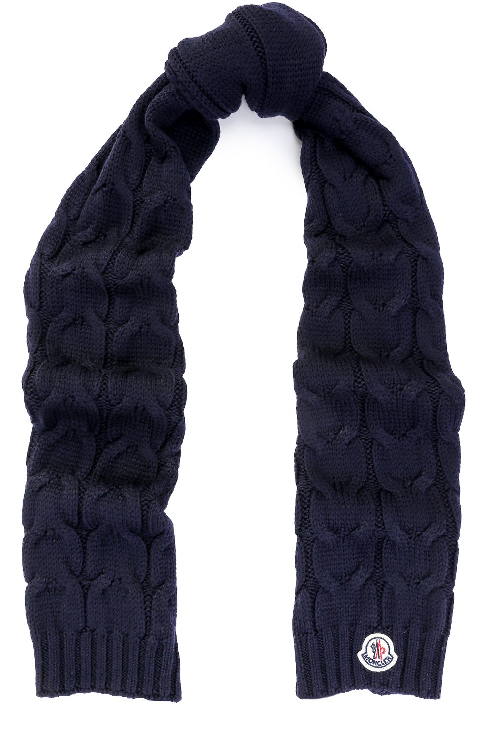 Шарф фактурной вязки с логотипом бренда MONCLER ENFANT, арт. C2-954-00016-05-04S02, фото 1