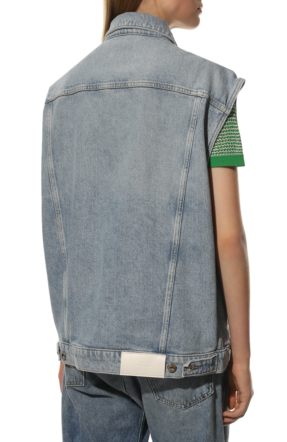Джинсовая жилетка 7 FOR ALL MANKIND, арт. JSSJC100AI, фото 4