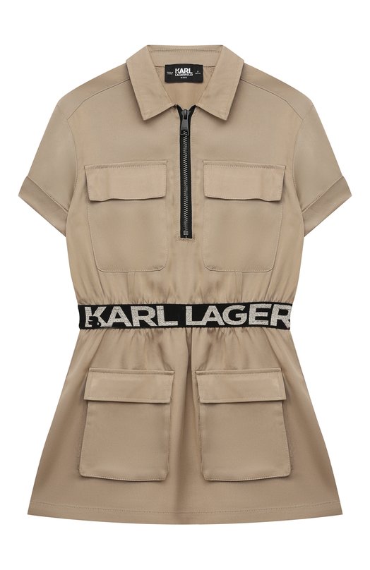 

Платье Karl Lagerfeld Kids, Бежевый