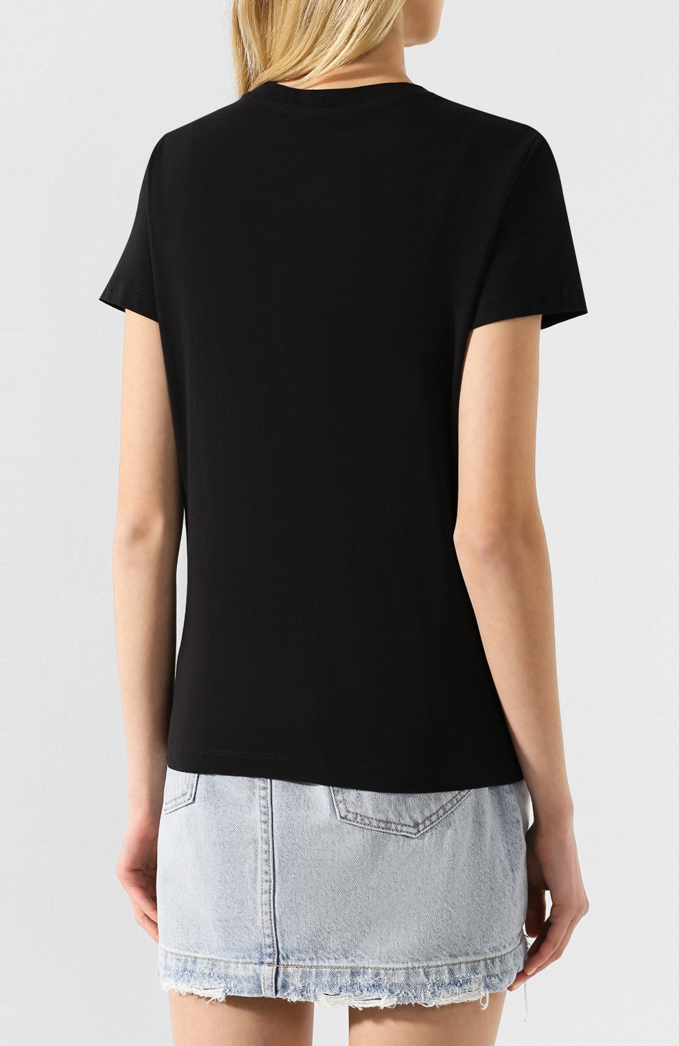 Хлопковая футболка KENZO черного цвета по цене 10900 руб., арт. FA52TS7214YB, фото 4 Хлопковая футболка KENZO, арт. FA52TS7214YB, фото 4