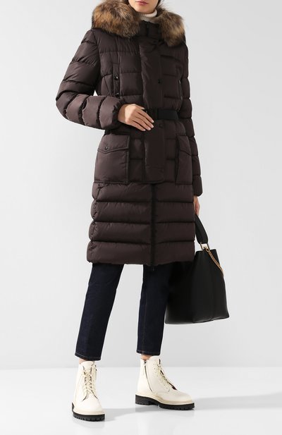 Пуховик с меховой отделкой капюшона MONCLER, арт. D2-093-49884-25-68065, фото 2
