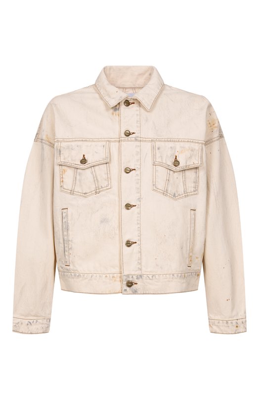 Джинсовая куртка Rhude RHPS26JA02012 Кремовый RHPS26JA02012