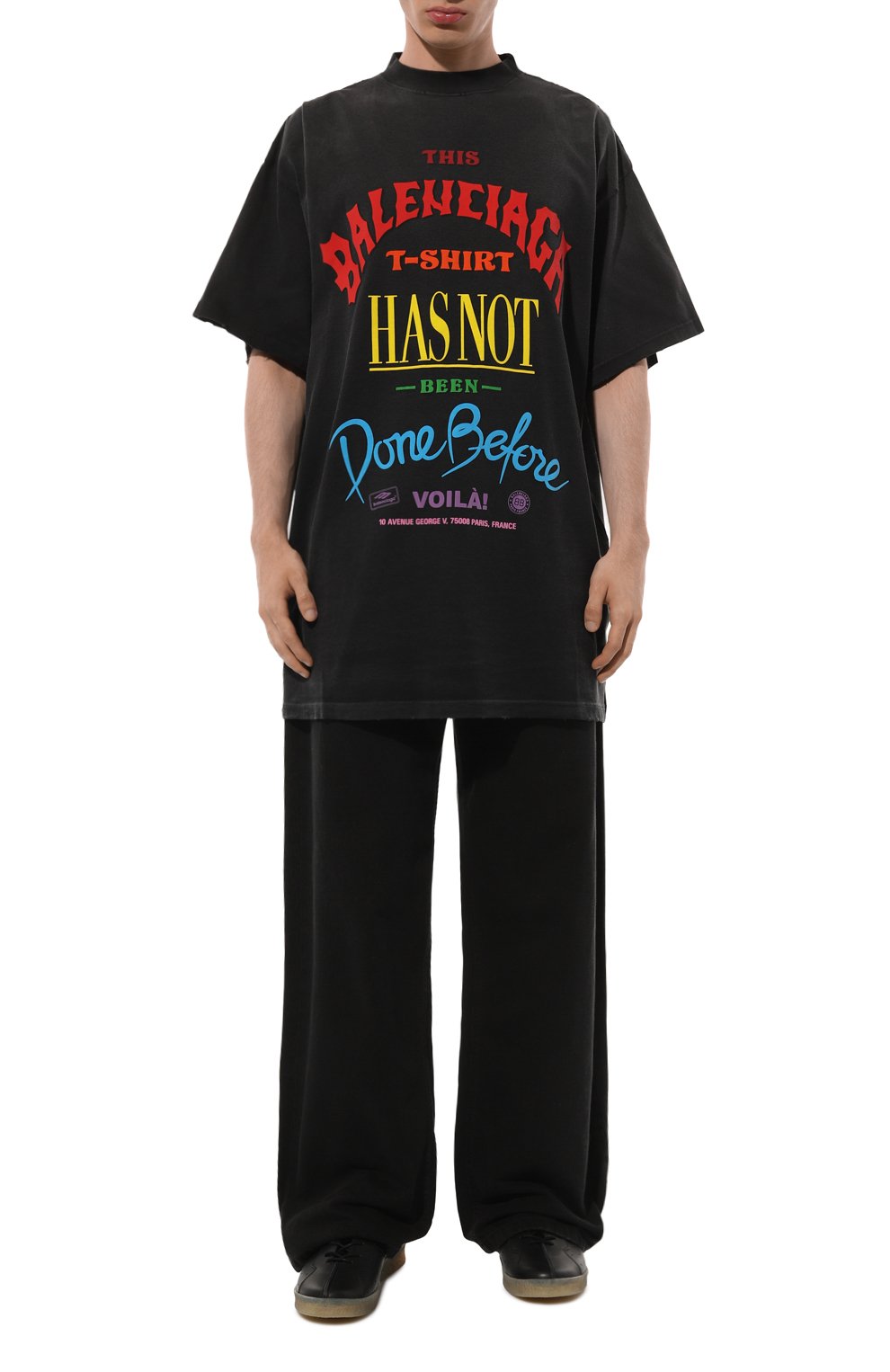 Хлопковая футболка BALENCIAGA, арт. 787349/TQVW4, фото 6