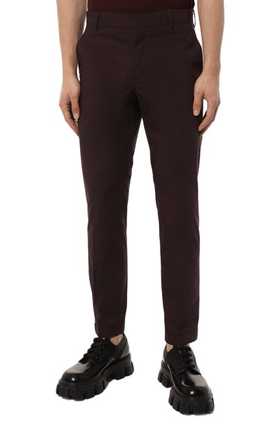 Хлопковые брюки PRADA, арт. SPD91-1BJ2-F0051-172, фото 3