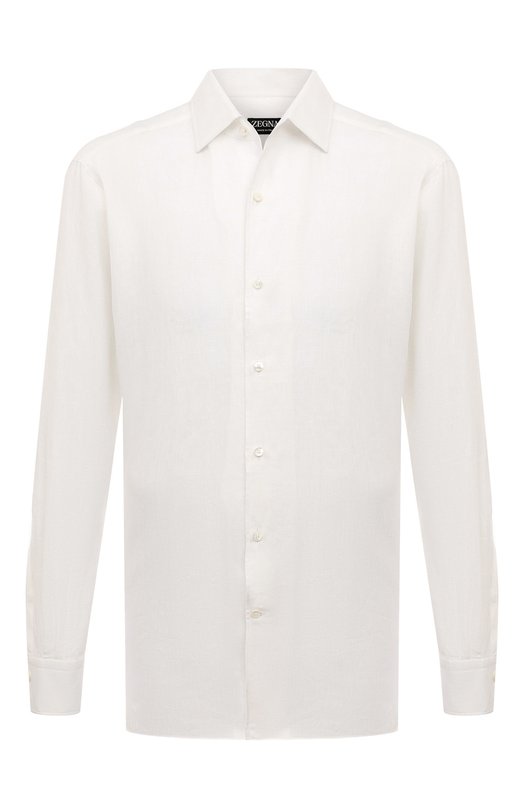 Льняная рубашка Zegna UBX30A5/SR03802 Белый UBX30A5/SR03802