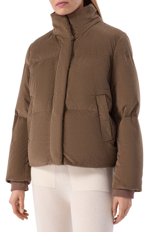 Вельветовый пуховик MVST M25.1MW.0013/5180 Бежевый  M25.1MW.0013/5180 Фото 3