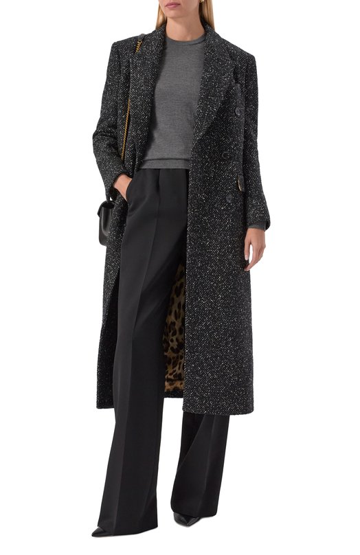 Кашемировый пуловер Dolce & Gabbana FXXAGZ/JBW0P Серый  FXXAGZ/JBW0P Фото 2