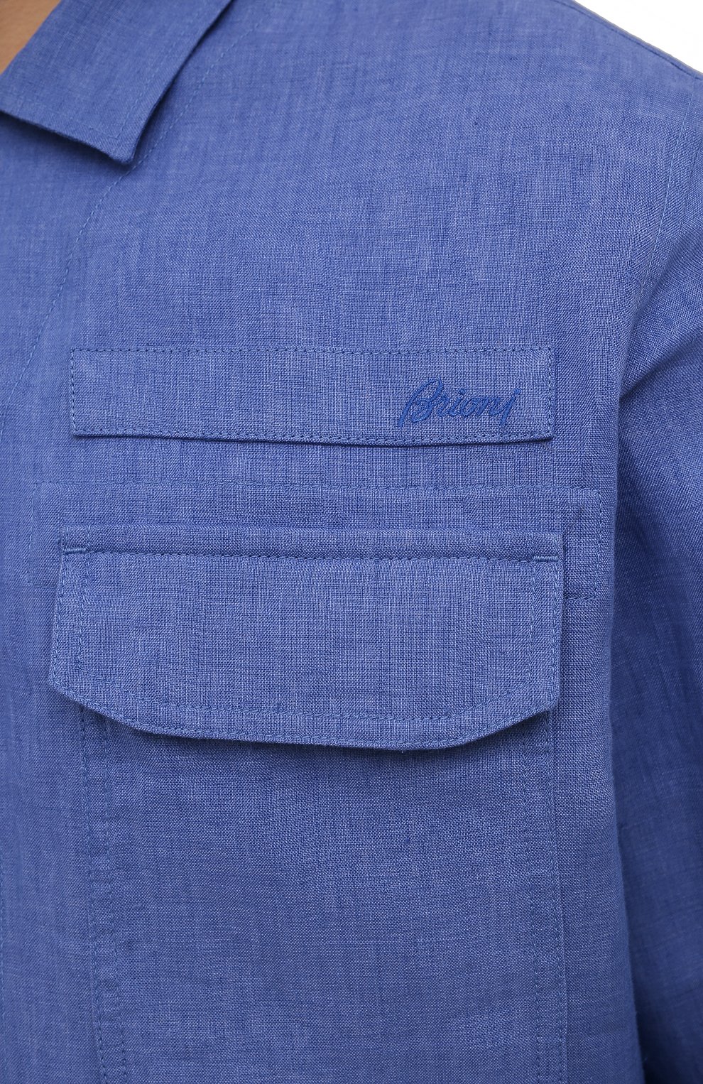 Льняная куртка-рубашка BRIONI, арт. SLS90L/P9111, фото 5