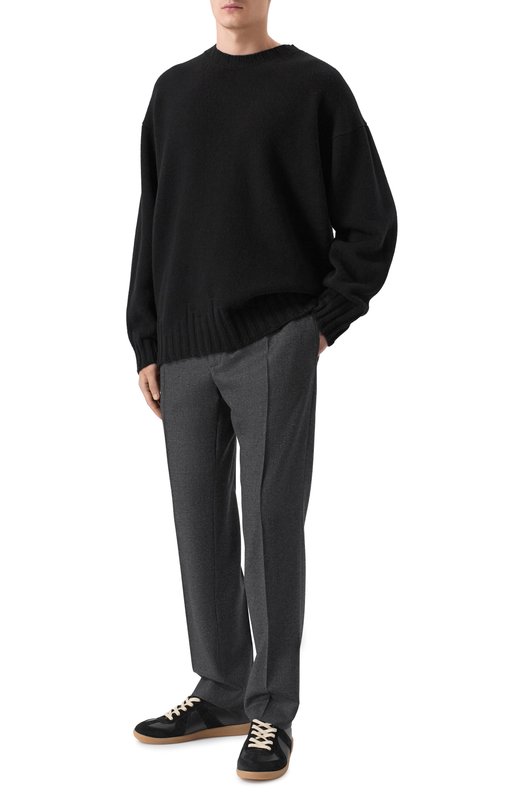 Шерстяные брюки Maison Margiela S50KA0722/S47782 Серый  S50KA0722/S47782 Фото 2