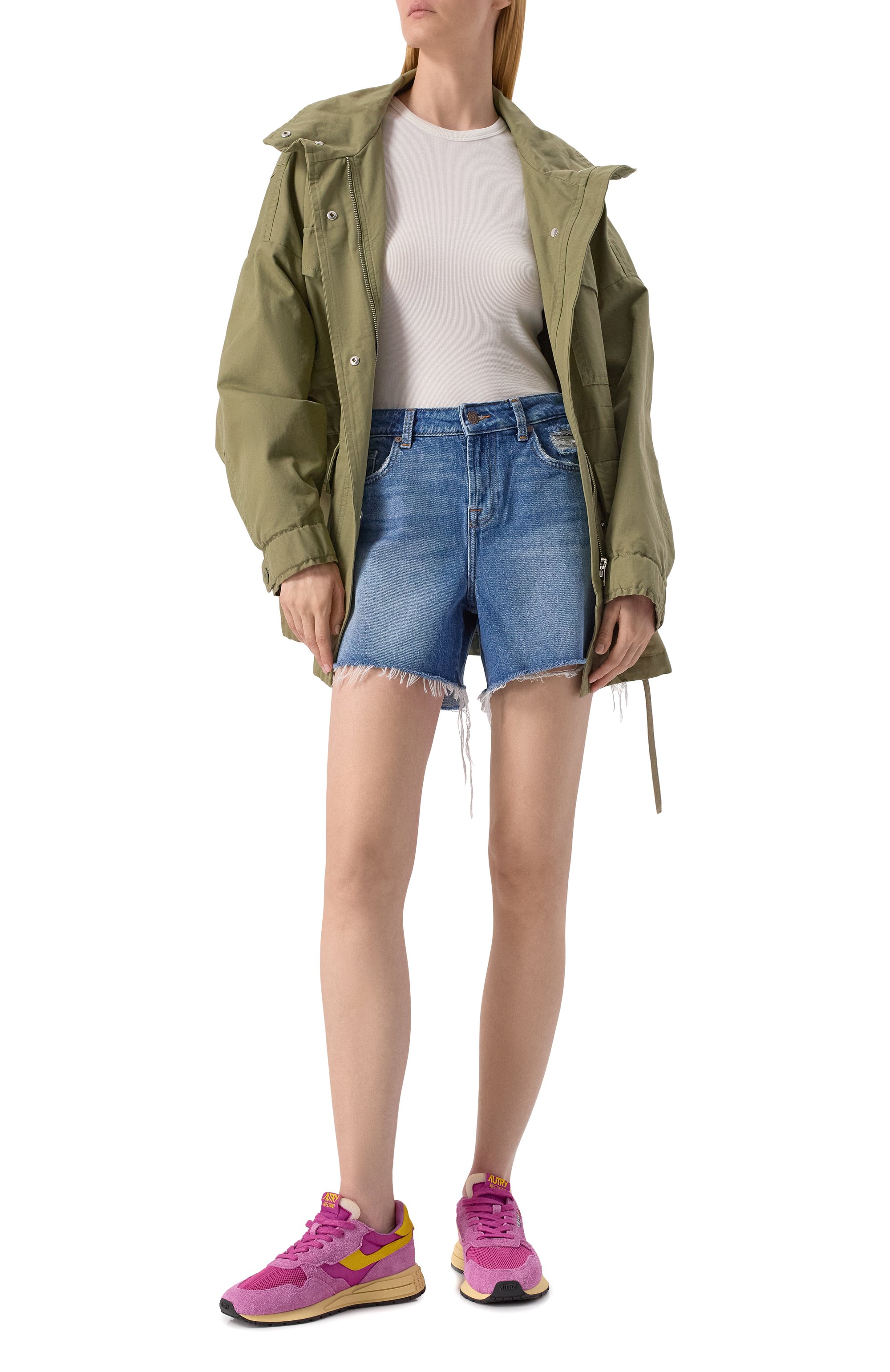 Джинсовые шорты 7 FOR ALL MANKIND, арт. 7U668C10WED, фото 2