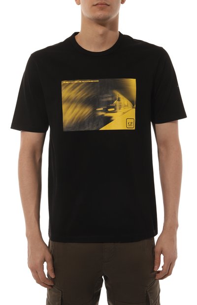 Хлопковая футболка C.P. COMPANY, арт. 16CLTS044A006370W, фото 3