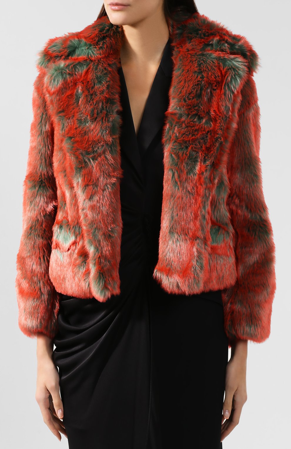 Шуба из экомеха DRIES VAN NOTEN, арт. 192-10532-8130, фото 3