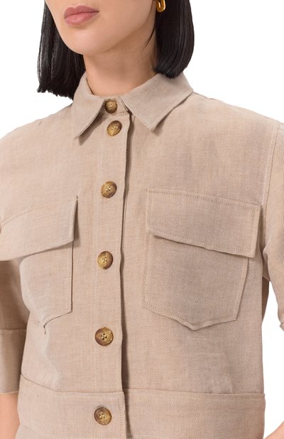 Рубашка изо льна и хлопка BEATRICE .B, арт. 25FE3995CLI0, фото 5