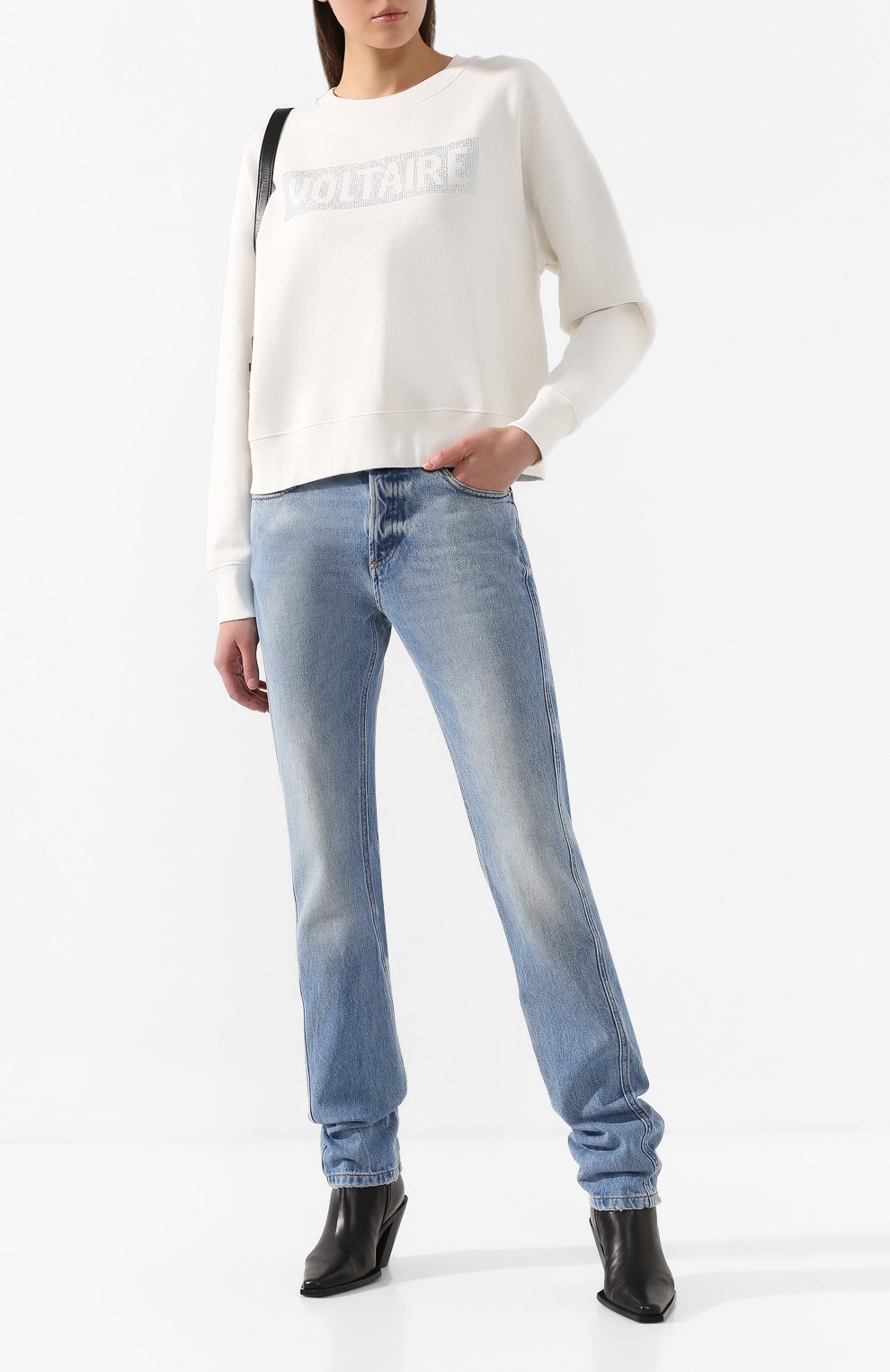 Хлопковый свитшот ZADIG AND VOLTAIRE, арт. WHTS7123F, фото 2