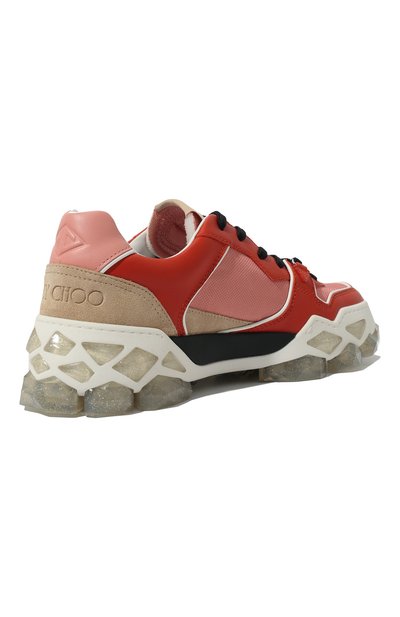 Комбинированные кроссовки diamond x trainer JIMMY CHOO, арт. DIAMOND X TRAINER/F QZA, фото 5