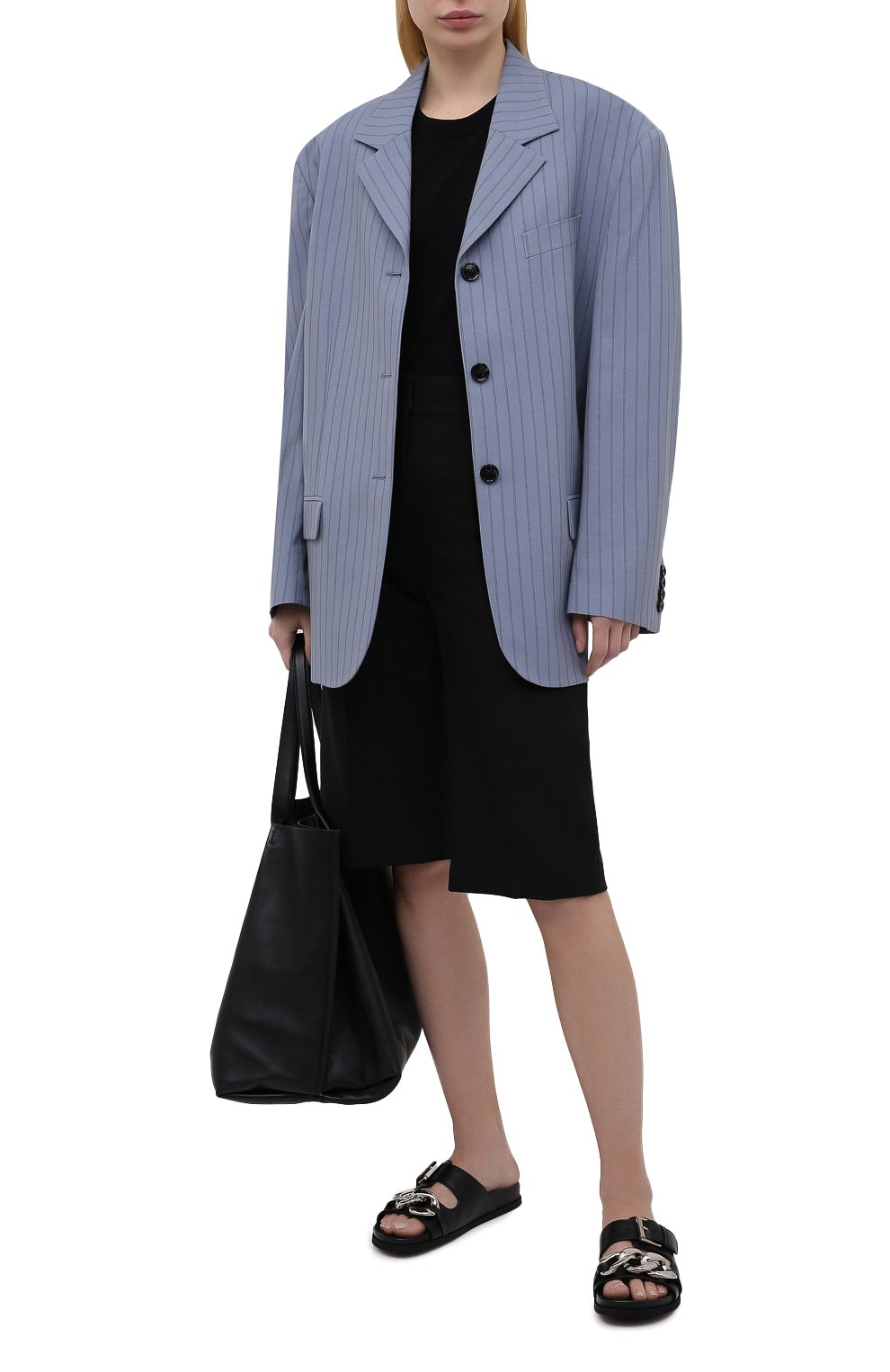 Кожаные шлепанцы N21, арт. 21ECPXNV10155/FUSSBET, фото 2