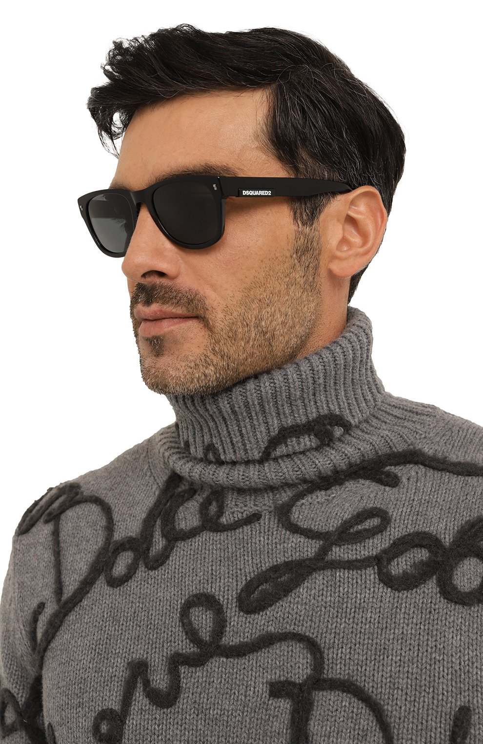 Солнцезащитные очки DSQUARED2 черного цвета по цене 23600 руб., арт. D20046 807, фото 3 Солнцезащитные очки DSQUARED2, арт. D20046 807, фото 3