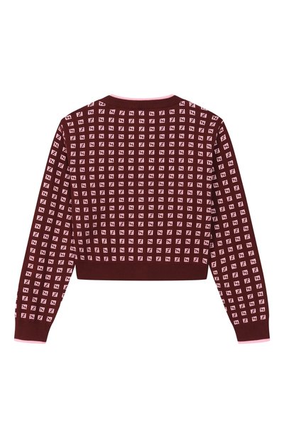 Хлопковый кардиган FENDI, арт. JFG244/AYMY/3A-6A, фото 2