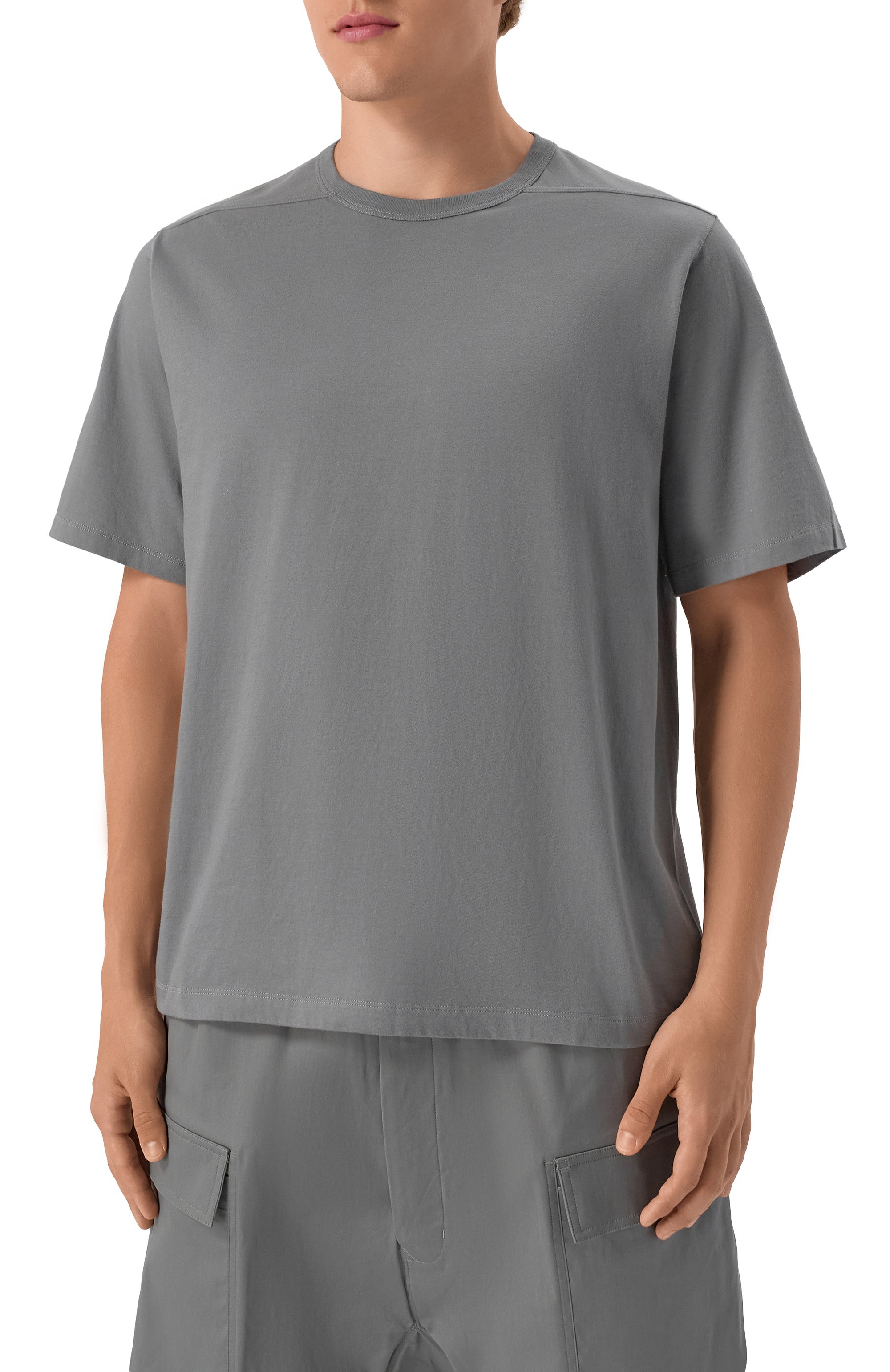 Хлопковая футболка RICK OWENS, арт. RU02E1232/JA, фото 3