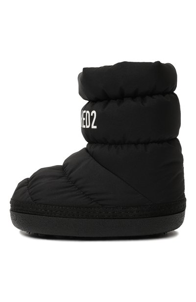 Утепленные сапоги DSQUARED2 черного цвета по цене 17050 руб., арт. 75684/20-27, фото 2 Утепленные сапоги DSQUARED2, арт. 75684/20-27, фото 2