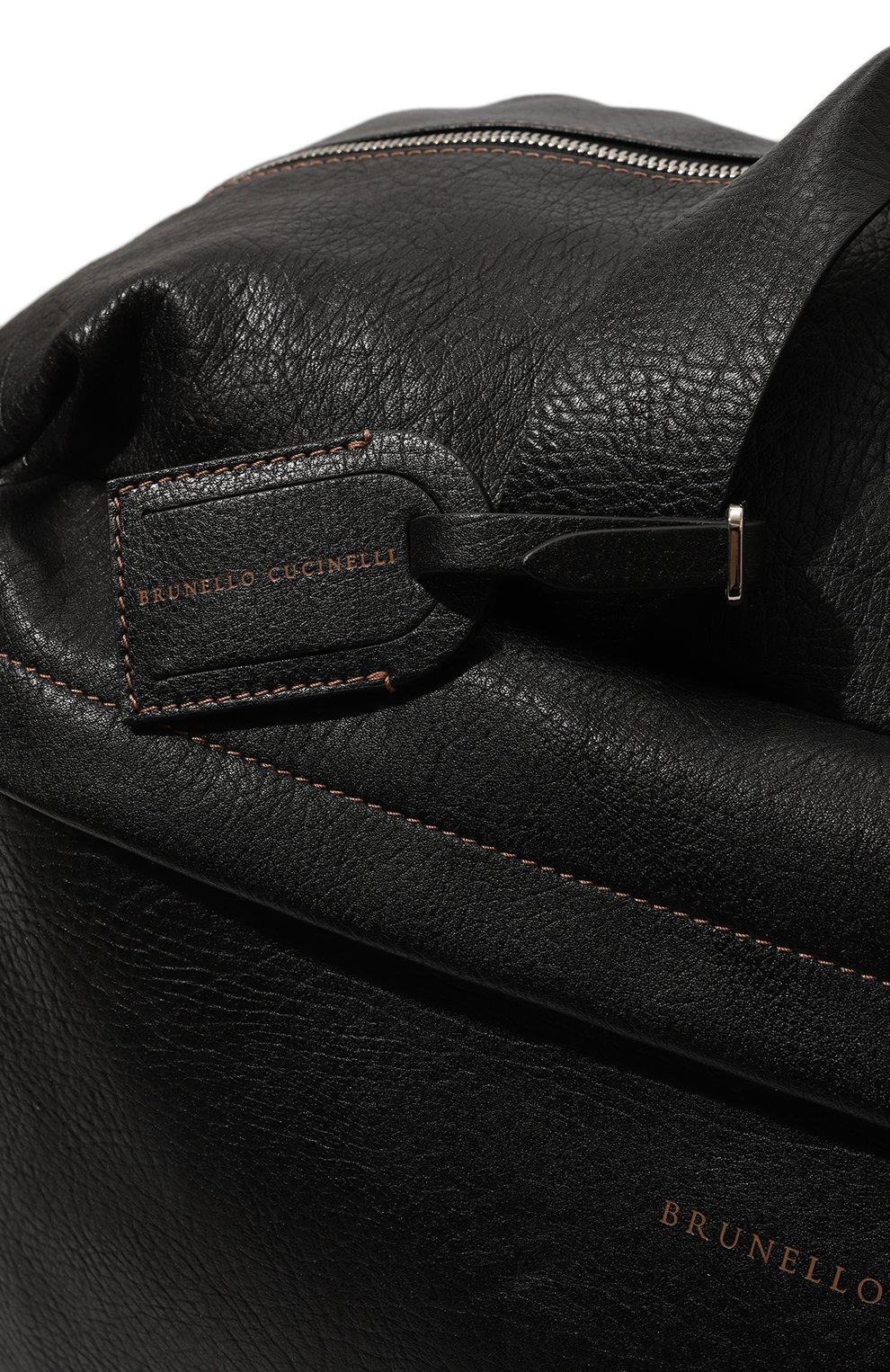 Сумка BRUNELLO CUCINELLI черного цвета по цене 472500 руб., арт. MBZIU395, фото 4 Сумка BRUNELLO CUCINELLI, арт. MBZIU395, фото 4