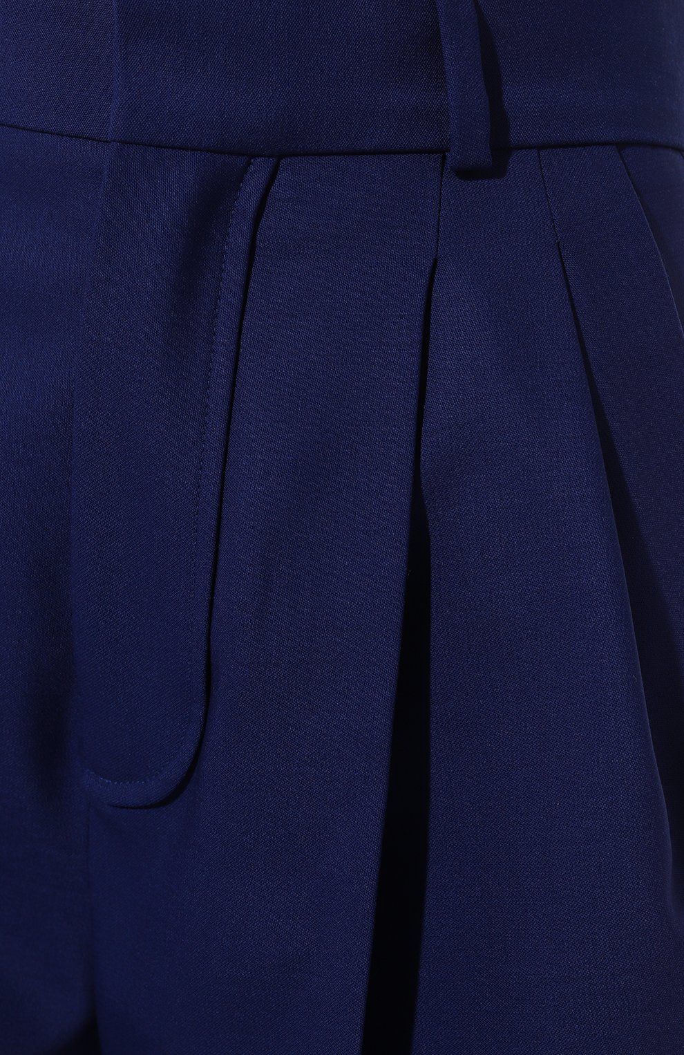 Шерстяные брюки GOOROO синего цвета по цене 49680 руб., арт. P011-3000-444-FW24, фото 5 Шерстяные брюки GOOROO, арт. P011-3000-444-FW24, фото 5