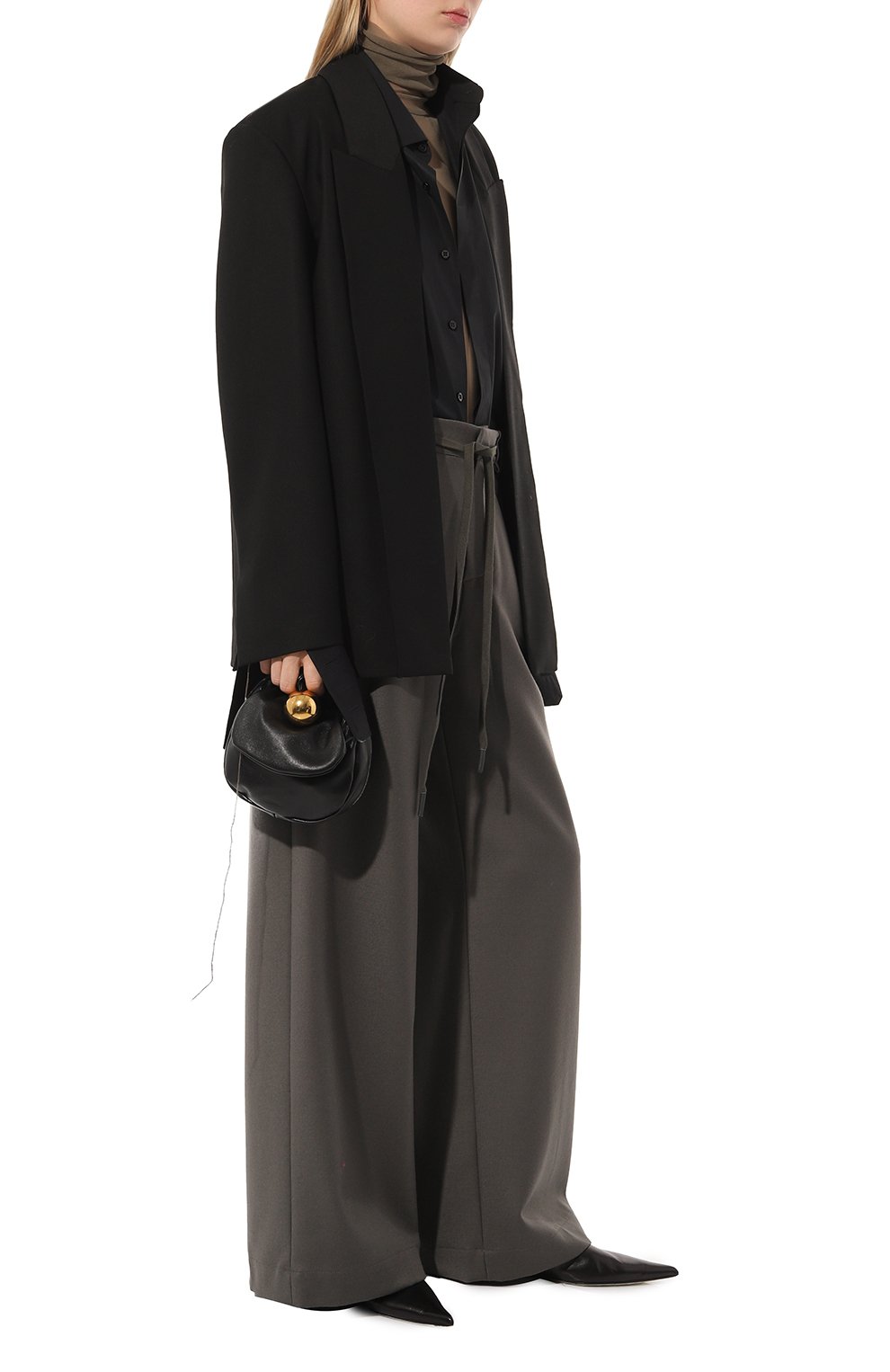 Шерстяные брюки ANDREA YA'AQOV, арт. 23WVER08, фото 2