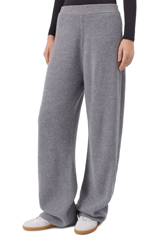 Брюки из шерсти и кашемира Sportmax SELLA Серый  SELLA Фото 3