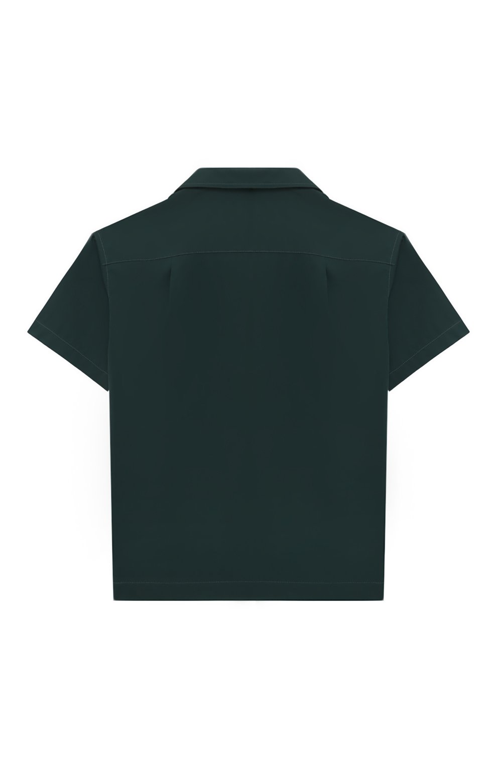 Хлопковая рубашка DOLCE & GABBANA темно-зеленого цвета по цене 39950 руб., арт. L43S74/G7N10, фото 2 Хлопковая рубашка DOLCE & GABBANA, арт. L43S74/G7N10, фото 2