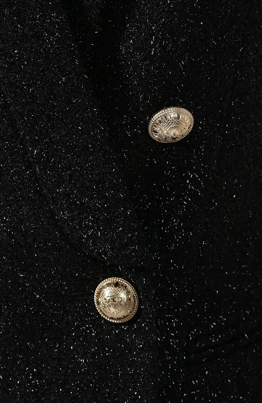 Шерстяное платье BALMAIN черного цвета по цене 298000 руб., арт. SF16132/W038, фото 5 Шерстяное платье BALMAIN, арт. SF16132/W038, фото 5