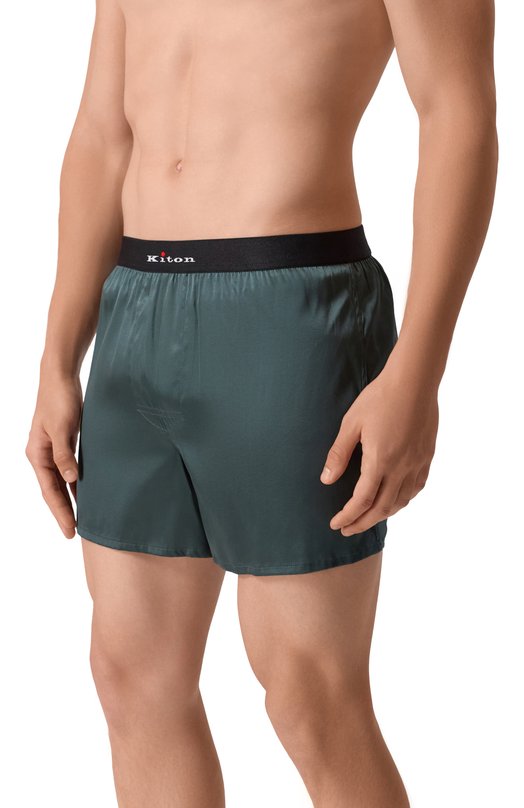 Шелковые боксеры Kiton UNWBX17K0245H05 Зелёный  UNWBX17K0245H05 Фото 2