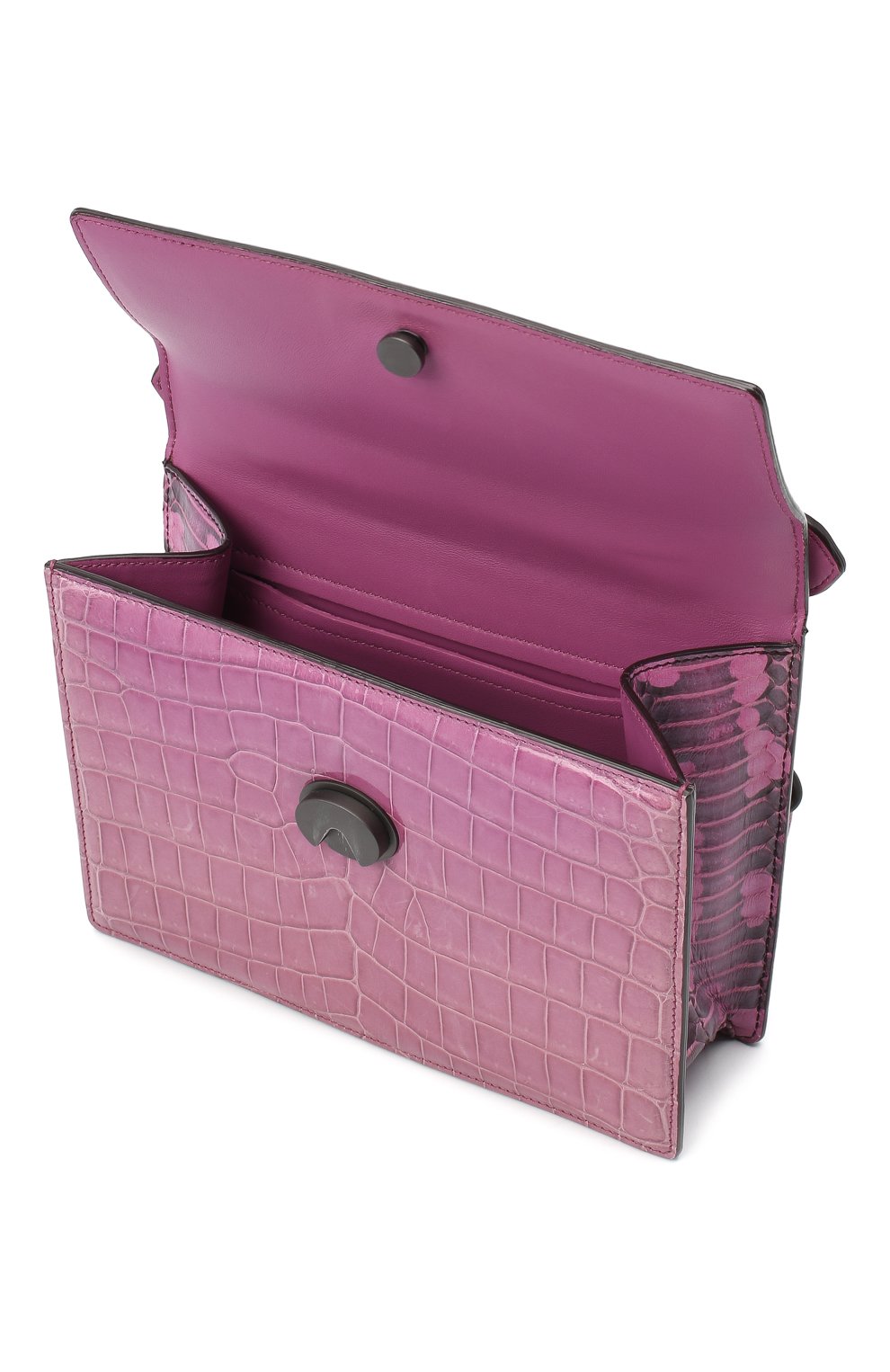 Сумка из кожи крокодила BOTTEGA VENETA, арт. 420466/VI0GP, фото 4