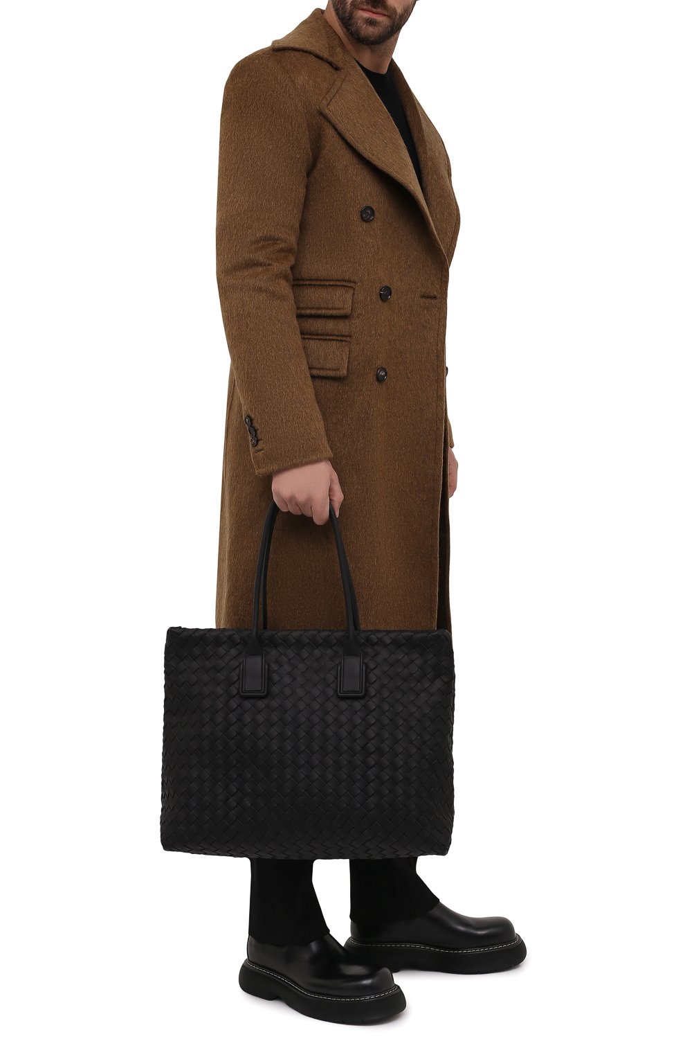 Кожаная сумка-тоут classic hidrology BOTTEGA VENETA, арт. 667286/V0E51, фото 3