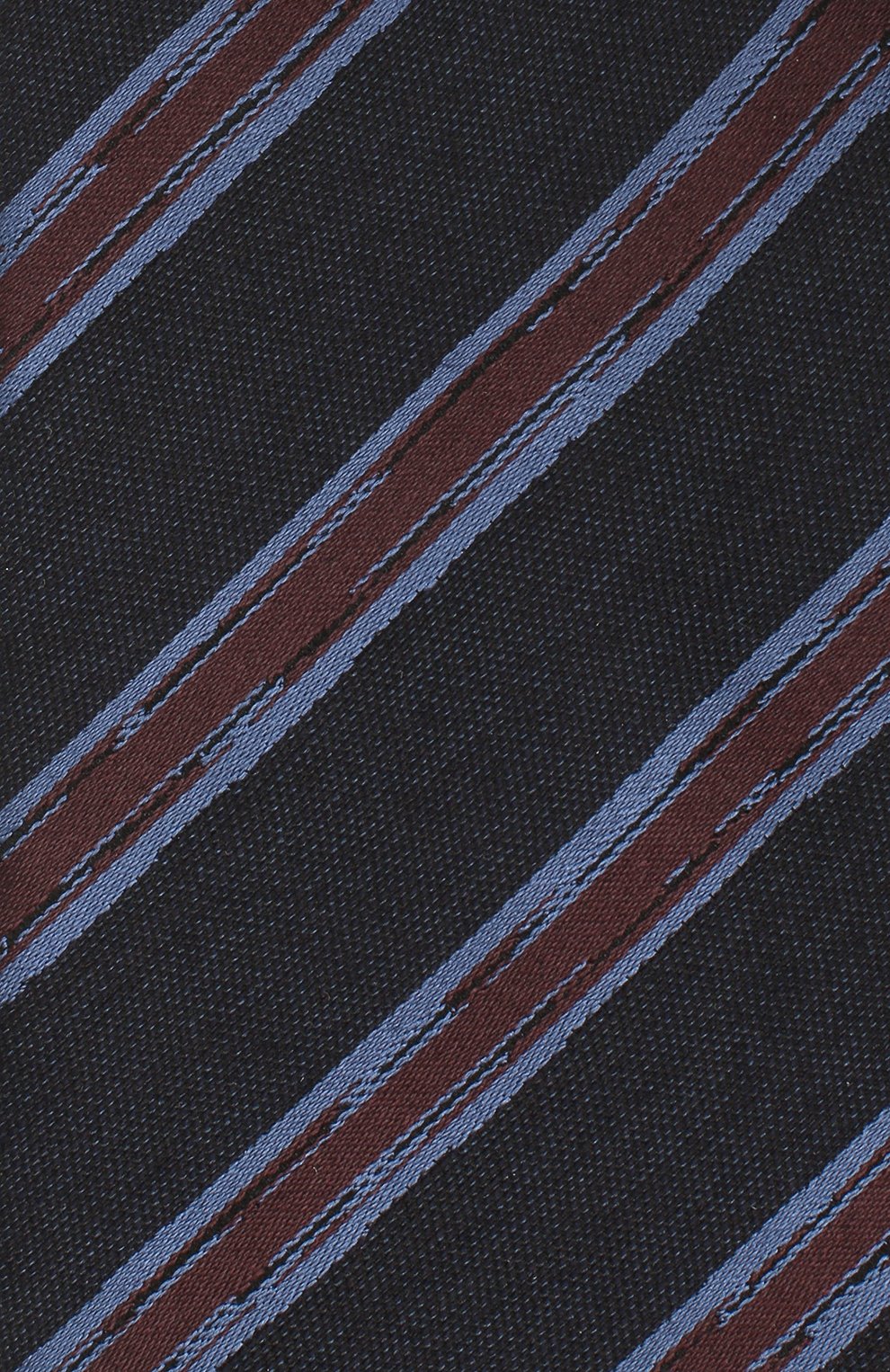 Галстук из шелка и шерсти ZEGNA темно-синего цвета по цене 20700 руб., арт. Z8E34/18H, фото 3 Галстук из шелка и шерсти ZEGNA, арт. Z8E34/18H, фото 3
