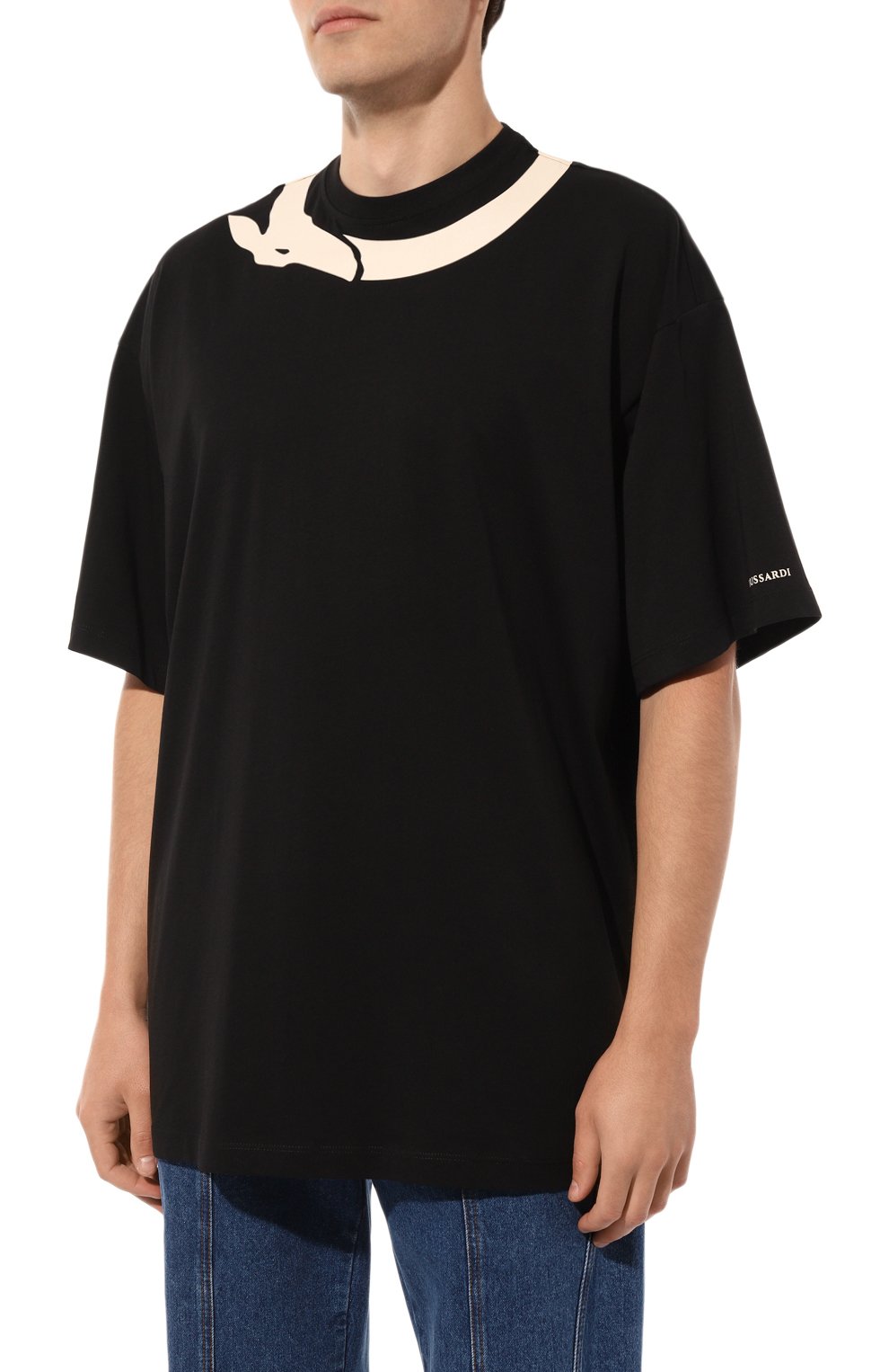 Хлопковая футболка TRUSSARDI, арт. 52T00717-1T005381, фото 3