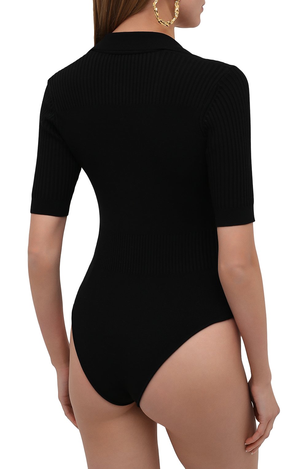 Боди из вискозы JACQUEMUS, арт. 211KN19/204991, фото 4