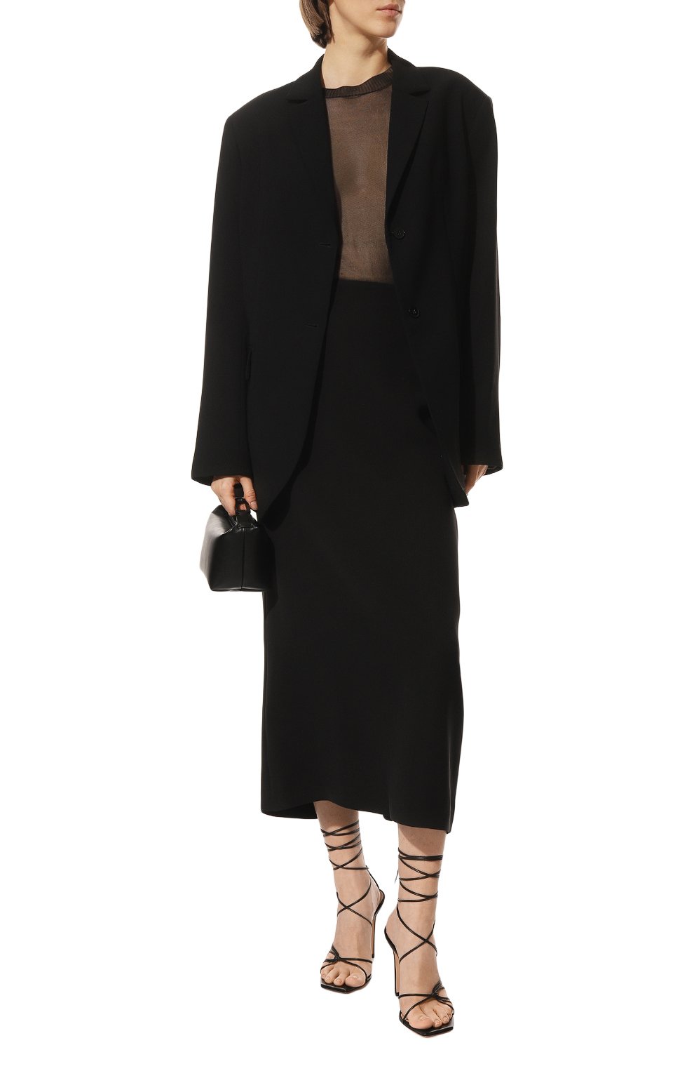 Кожаные босоножки sylvie GIANVITO ROSSI, арт. G32016.15RIC.NAPNER0, фото 2