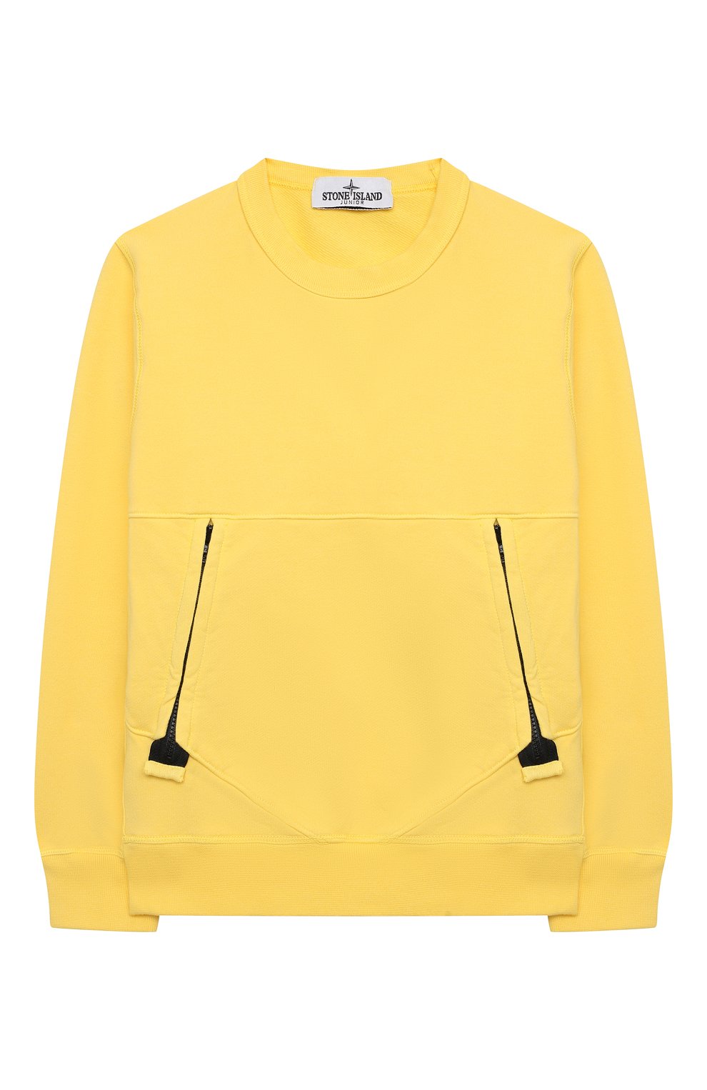 Хлопковый свитшот STONE ISLAND желтого цвета по цене 20550 руб., арт. 761660142/4, фото 1 Хлопковый свитшот STONE ISLAND, арт. 761660142/4, фото 1
