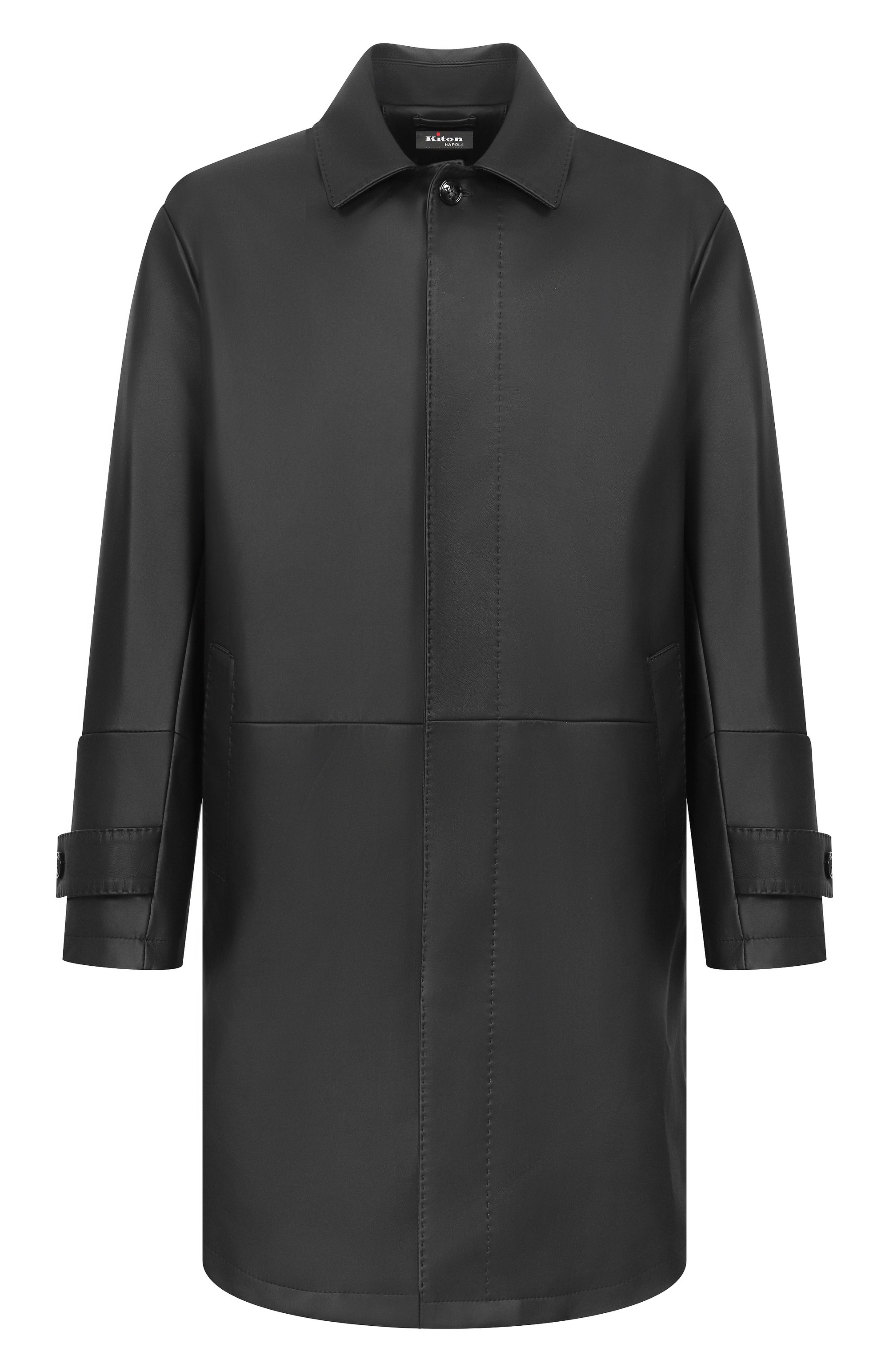 Кожаное пальто KITON, арт. UW2486AV0413L, фото 1
