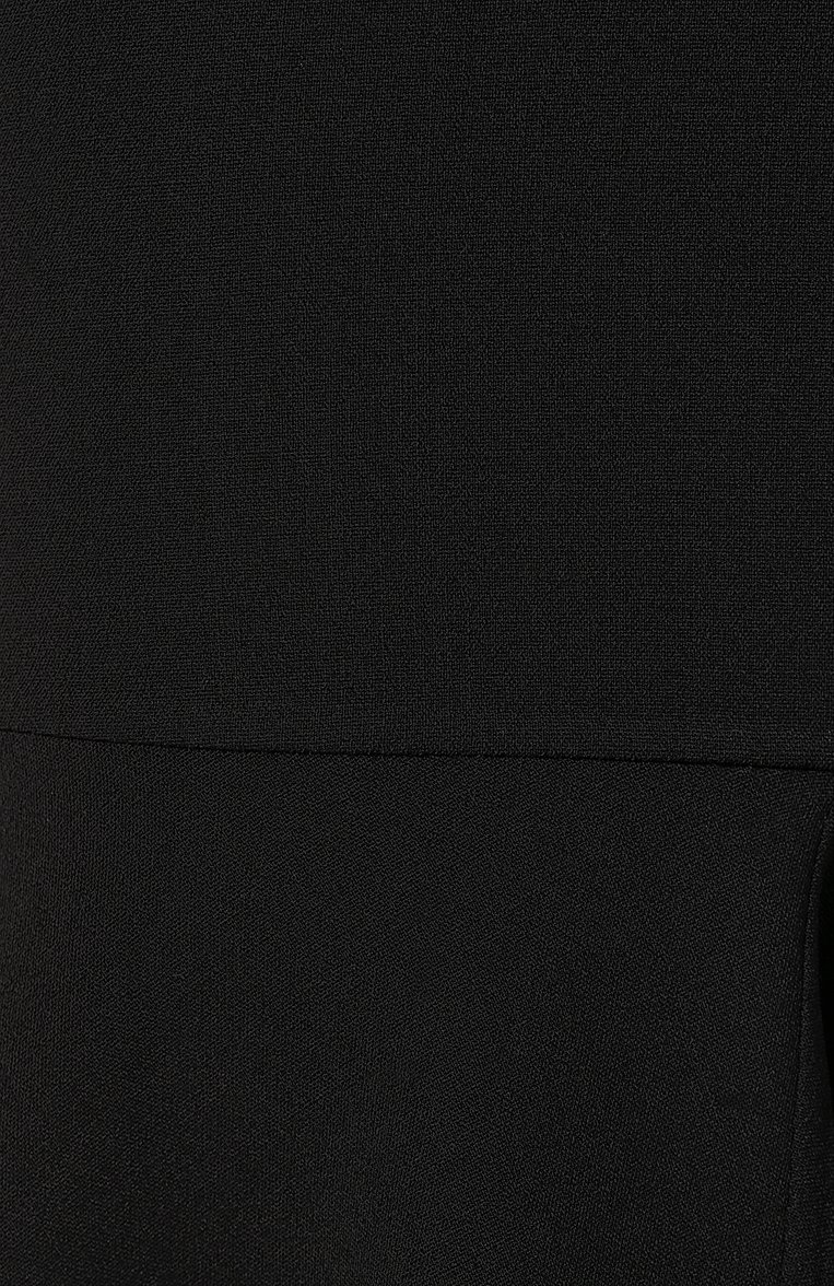 Женская шерстяная юбка GIORGIO ARMANI черного цвета, арт. 9WHNN02C/T001J | Фото 5 (Материал внешний: Шерсть; Материал внутренний: Не назначено; Женское Кросс-КТ: Юбка-одежда; Материал сплава: Проставлено; Длина Ж (юбки, платья, шорты): Миди; Драгоценные камни: Проставлено; Статус проверки: Проверена категория)