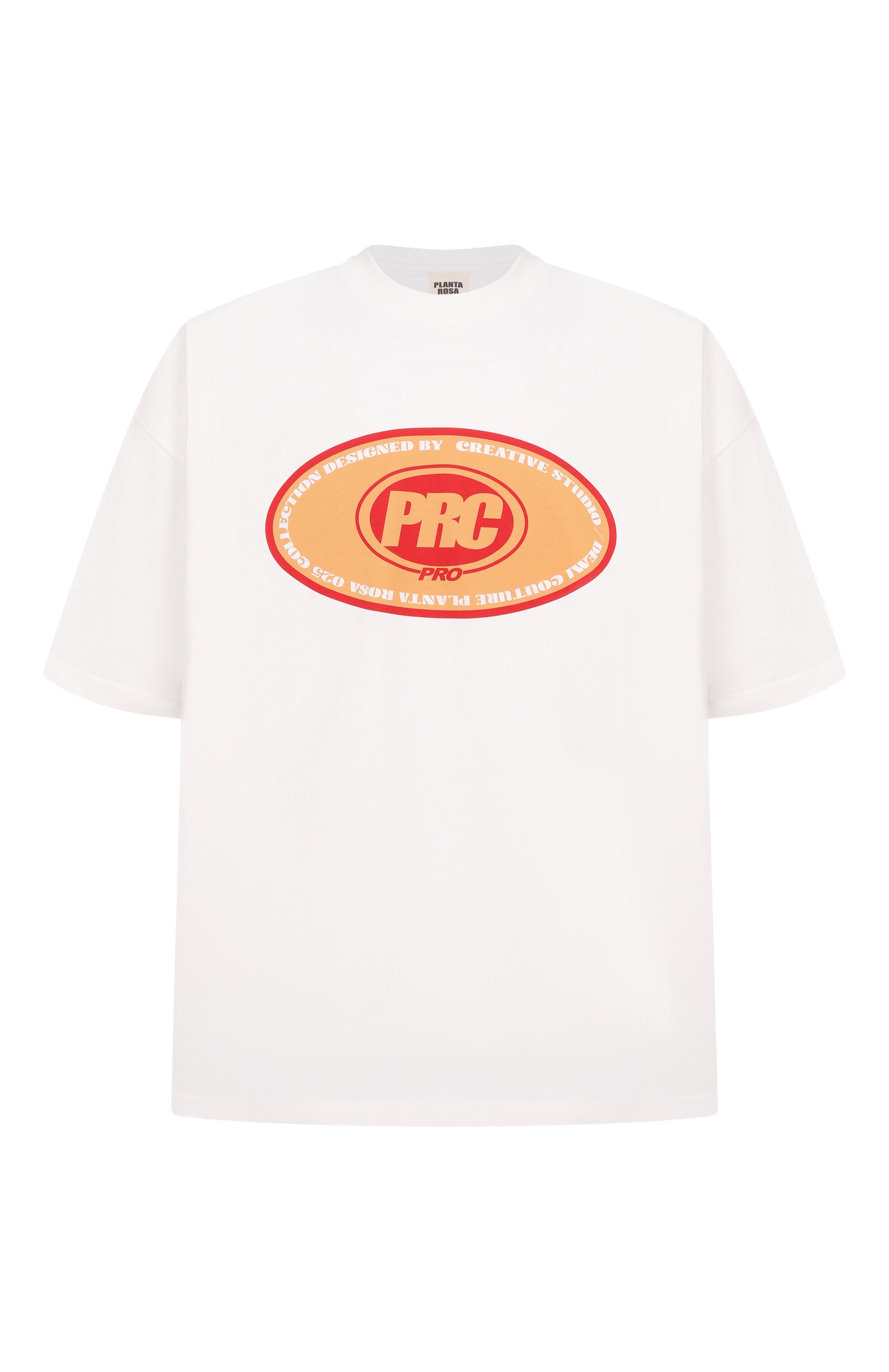 Хлопковая футболка PLANTA ROSA, арт. PR/T01/REDANDORANGE/250VELVET, фото 1