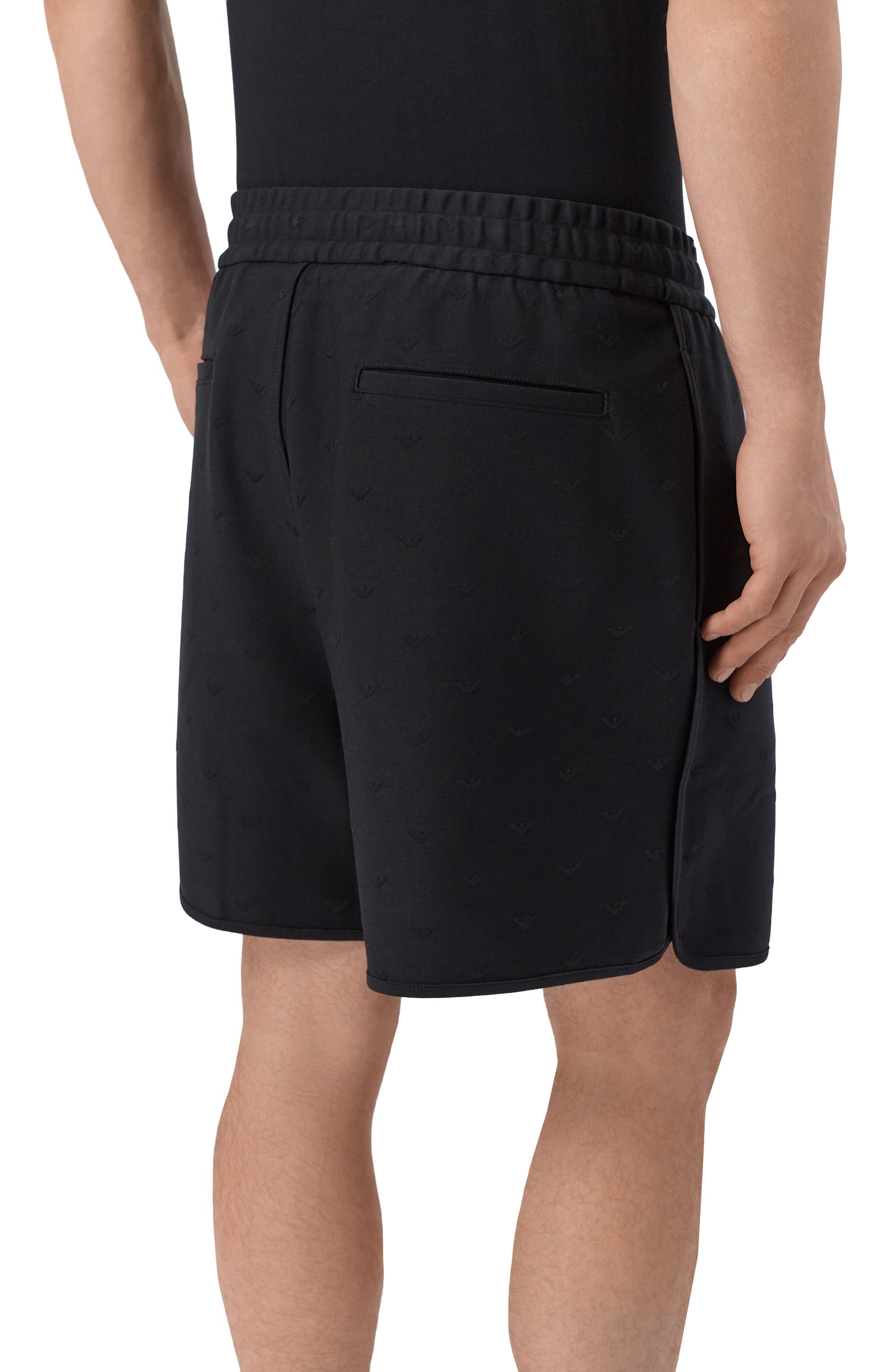 Шорты из хлопка и лиоцелла EMPORIO ARMANI, арт. EM004865/AF13700, фото 4