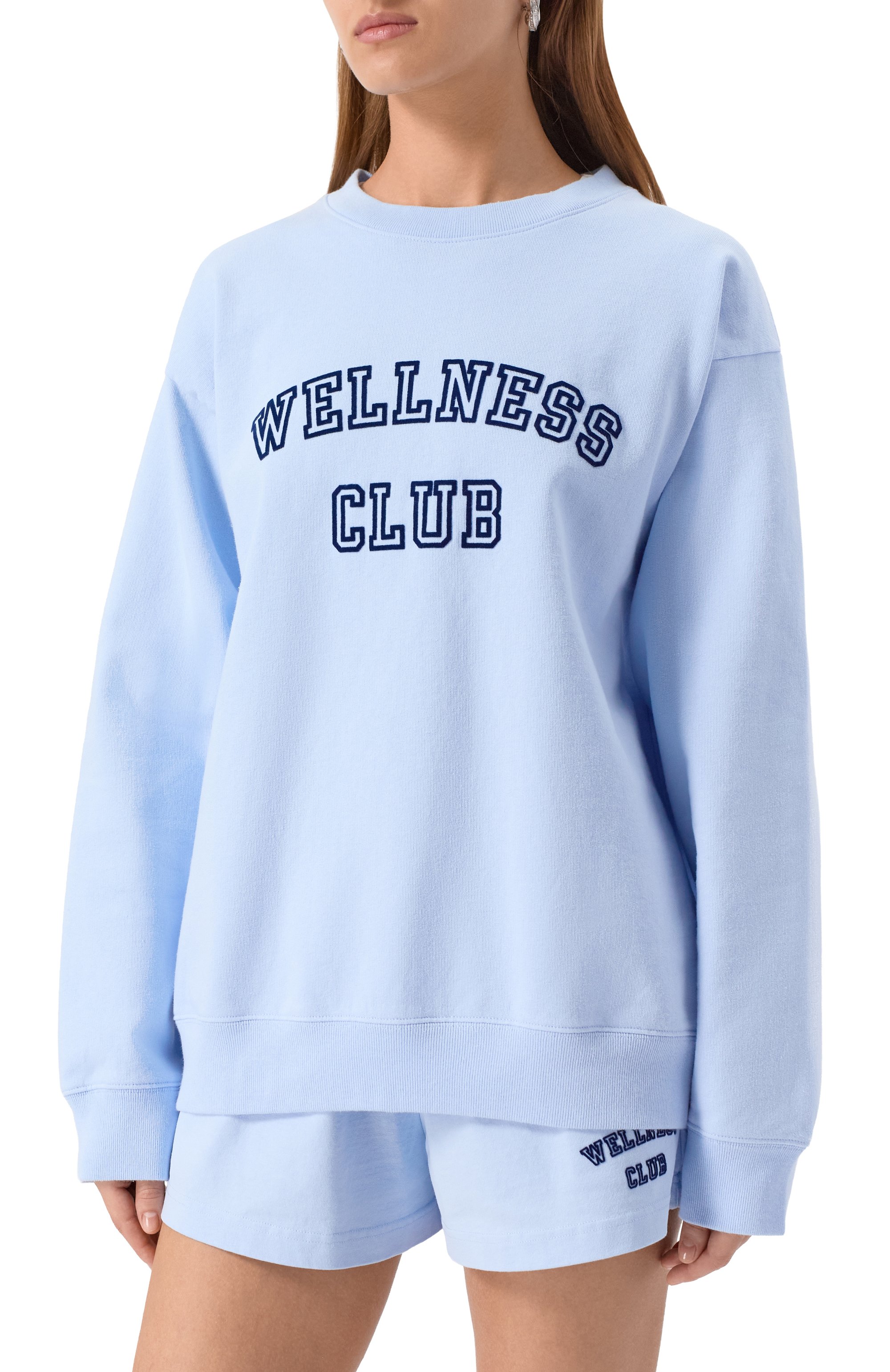 Хлопковый свитшот SPORTY AND RICH, арт. ST071602010BL90, фото 3