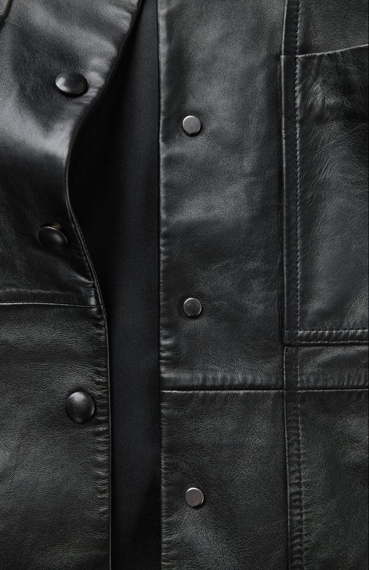 Кожаная куртка MVST M25.1PW.L001/PL0NGE Чёрный  M25.1PW.L001/PL0NGE Фото 5