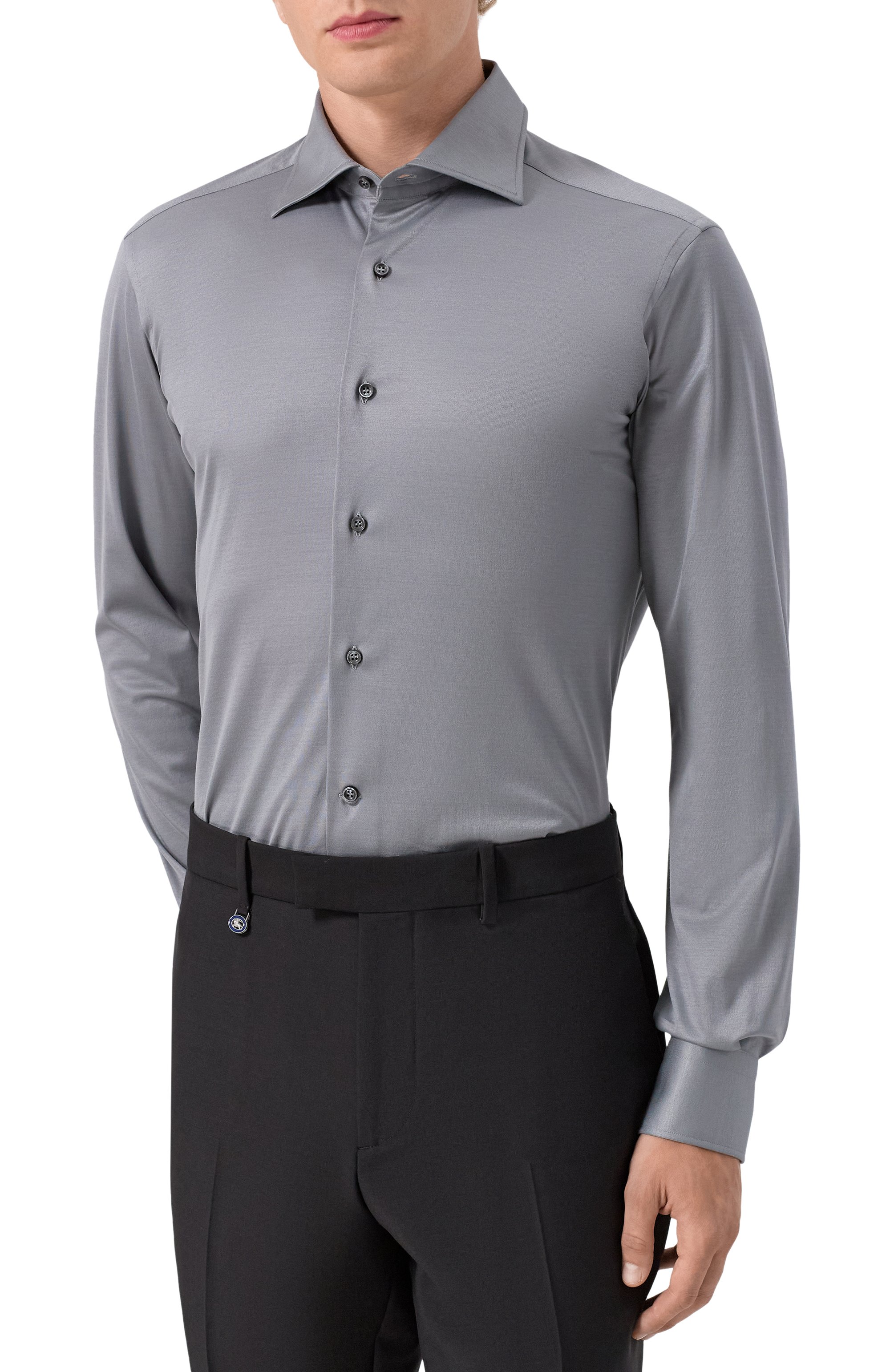 Хлопковая сор�очка MVST, арт. SLIM/GABRIELLE/R0UND/1628-JERSEY (INTERL0CK), фото 3