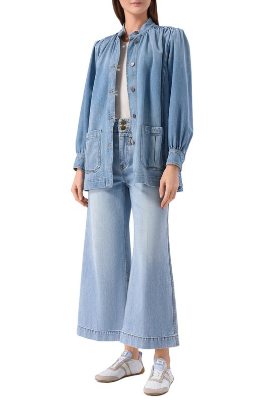 Текстильные кроссовки Kick Chloé CH26S15RVL Белый  CH26S15RVL Фото 3