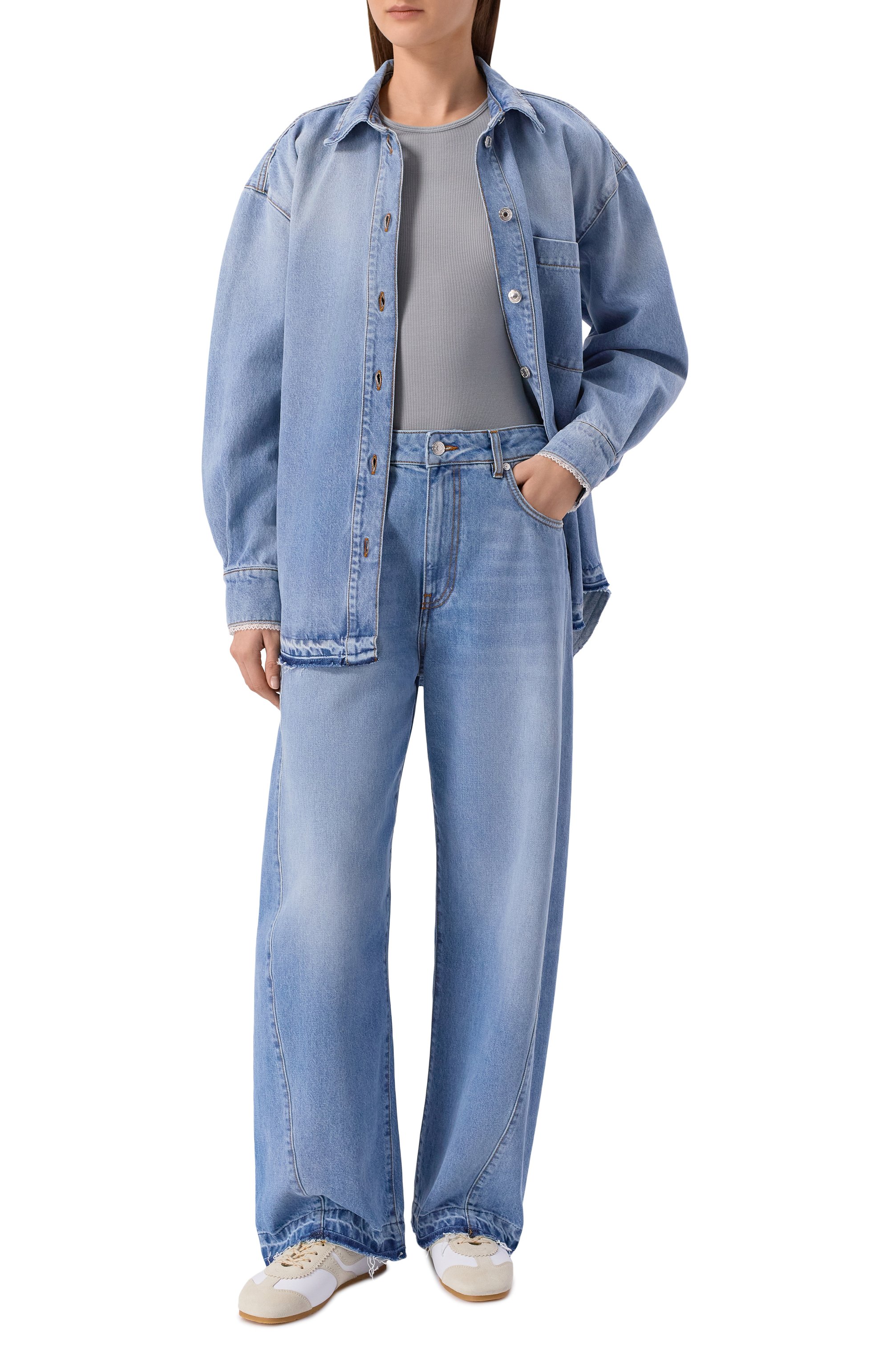 Лонгслив из вискозы MSGM, арт. 4041MDM116N/267130, фото 2