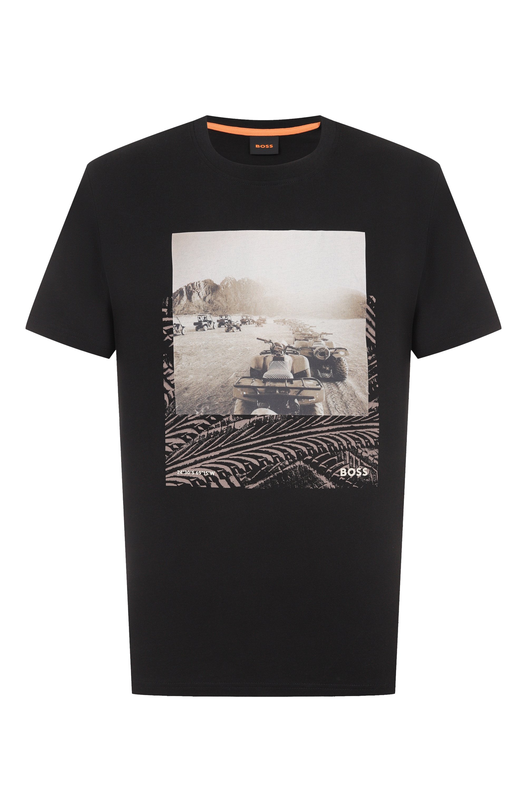 Хлопковая футболка BOSS ORANGE, арт. 50539187, фото 1