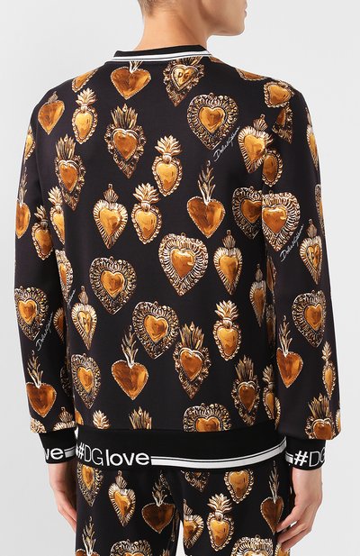 Хлопковый свитшот DOLCE & GABBANA, арт. G90W6T/FS77I, фото 4